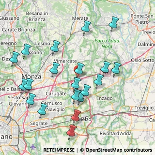 Mappa Strada Provinciale, 20873 Cavenago di Brianza MB, Italia (8.8005)