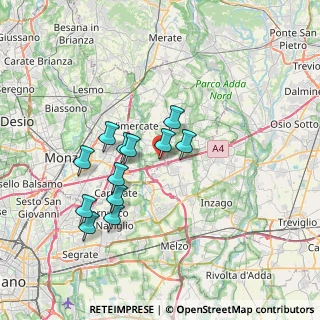 Mappa Strada Provinciale, 20873 Cavenago di Brianza MB, Italia (6.225)