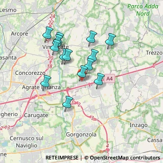 Mappa Strada Provinciale, 20873 Cavenago di Brianza MB, Italia (3.15286)