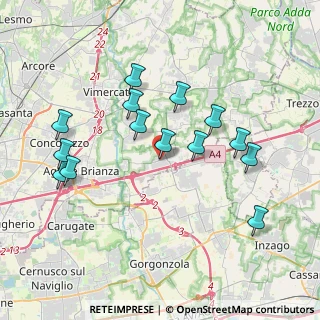 Mappa Strada Provinciale, 20873 Cavenago di Brianza MB, Italia (3.76214)