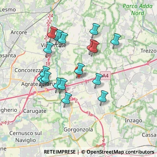 Mappa Strada Provinciale, 20873 Cavenago di Brianza MB, Italia (3.57111)