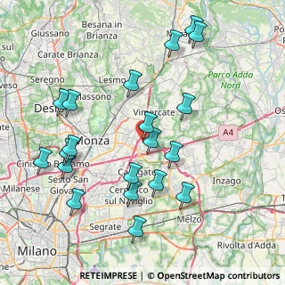 Mappa Via Rodolfo Morandi, 20864 Agrate Brianza MB, Italia (8.604)