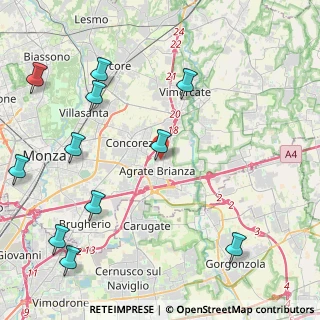 Mappa Via Rodolfo Morandi, 20864 Agrate Brianza MB, Italia (5.57)