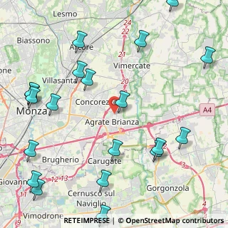 Mappa Via Rodolfo Morandi, 20864 Agrate Brianza MB, Italia (5.781)
