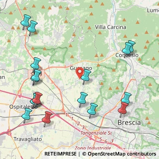 Mappa 25064 Gussago BS, Italia (5.46059)