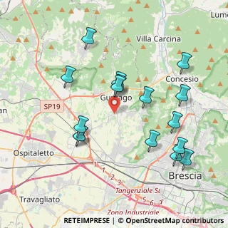 Mappa 25064 Gussago BS, Italia (4.00188)