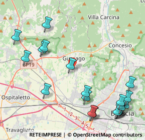 Mappa 25064 Gussago BS, Italia (5.519)