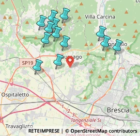Mappa 25064 Gussago BS, Italia (4.00923)