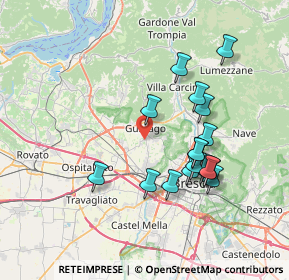 Mappa 25064 Gussago BS, Italia (6.91706)