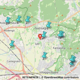 Mappa 25064 Gussago BS, Italia (2.7725)