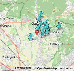 Mappa 25064 Gussago BS, Italia (1.03583)