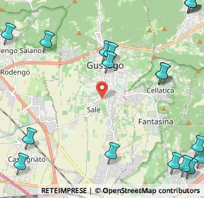Mappa 25064 Gussago BS, Italia (3.35167)