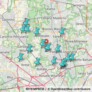 Mappa Via della Liberazione, 20030 Senago MI, Italia (3.93842)