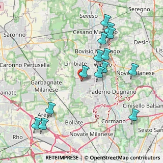 Mappa Via della Liberazione, 20030 Senago MI, Italia (4.32286)