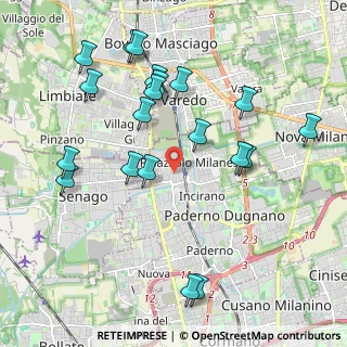 Mappa Via Monte Sabotino, 20037 Paderno Dugnano MI, Italia (2.2025)
