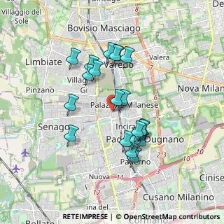 Mappa Via Monte Sabotino, 20037 Paderno Dugnano MI, Italia (1.586)