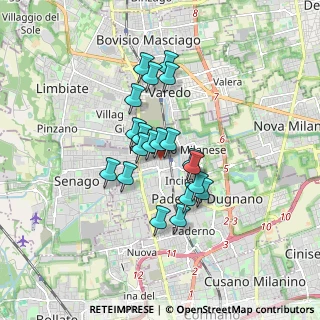 Mappa Via Monte Sabotino, 20037 Paderno Dugnano MI, Italia (1.283)