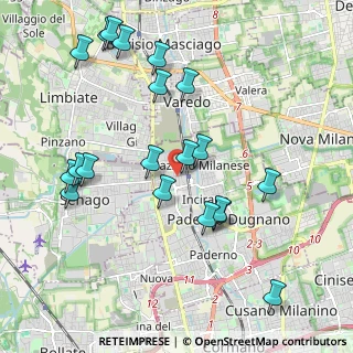 Mappa Via Monte Sabotino, 20037 Paderno Dugnano MI, Italia (2.1765)