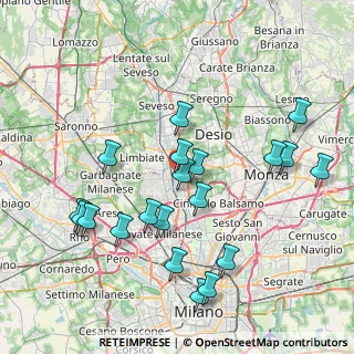 Mappa Via Niccolò Tommaseo, 20037 Paderno Dugnano MI, Italia (8.2645)