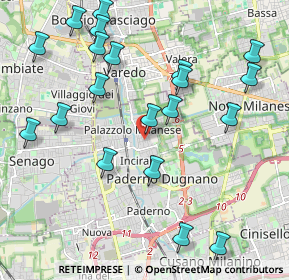 Mappa Via Niccolò Tommaseo, 20037 Paderno Dugnano MI, Italia (2.343)