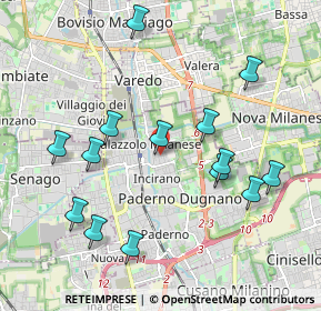 Mappa Via Niccolò Tommaseo, 20037 Paderno Dugnano MI, Italia (2.07643)