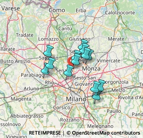 Mappa Via Niccolò Tommaseo, 20037 Paderno Dugnano MI, Italia (9.06769)