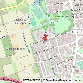 Mappa Via Sondrio, 37, 20835 Guanzate, Como (Lombardia)