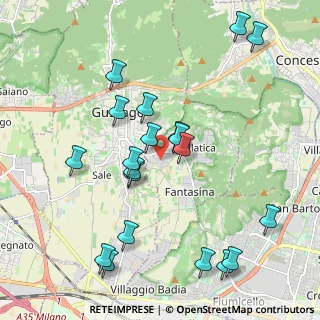 Mappa Via Guido Rossa, 25060 Cellatica BS, Italia (2.177)