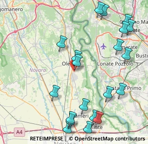 Mappa Via S. Stefano, 28047 Oleggio NO, Italia (10.124)