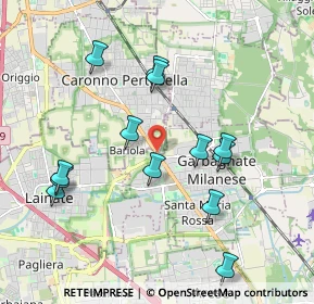 Mappa Via Peloritana, 21042 Caronno Pertusella VA, Italia (1.96308)