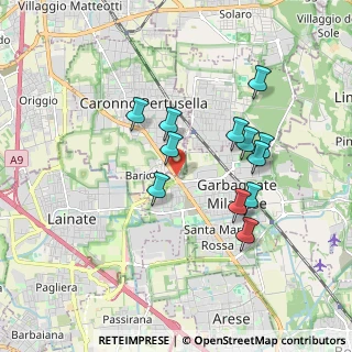 Mappa Via Peloritana, 21042 Caronno Pertusella VA, Italia (1.6225)