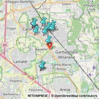 Mappa Via Peloritana, 21042 Caronno Pertusella VA, Italia (1.75846)