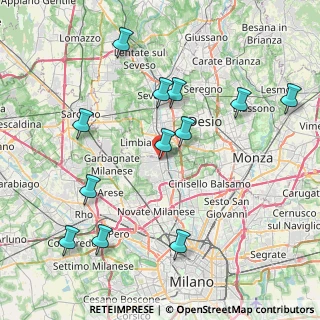 Mappa Via Monviso, 20037 Paderno Dugnano MI, Italia (8.75583)