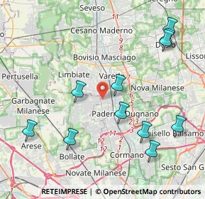 Mappa Via Monviso, 20037 Paderno Dugnano MI, Italia (4.66545)