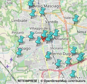 Mappa Via Monviso, 20037 Paderno Dugnano MI, Italia (2.236)