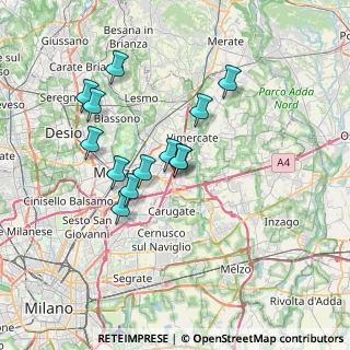 Mappa Via Pignacca, 20864 Agrate Brianza MB, Italia (6.10231)