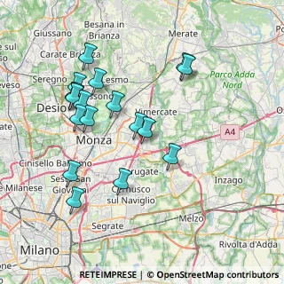Mappa Via Pignacca, 20864 Agrate Brianza MB, Italia (7.71889)
