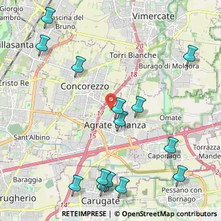 Mappa Via Pignacca, 20864 Agrate Brianza MB, Italia (2.75857)