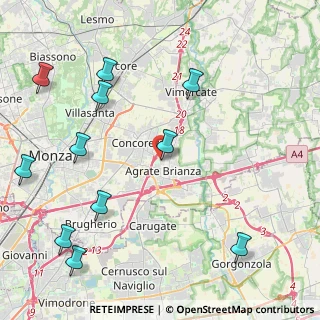 Mappa Via Pignacca, 20864 Agrate Brianza MB, Italia (5.39909)