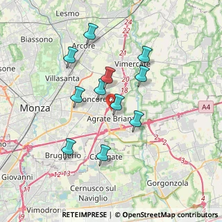 Mappa Via Pignacca, 20864 Agrate Brianza MB, Italia (3.19545)