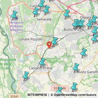 Mappa Via Carlo Porta, 20020 Magnago MI, Italia (6.5735)