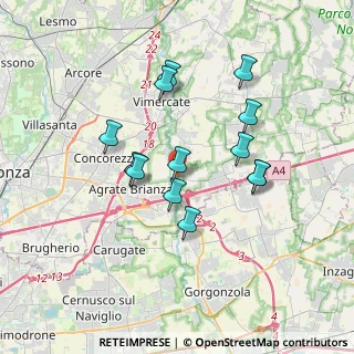 Mappa Via Fabio Filzi, 20864 Agrate Brianza MB, Italia (3.12846)