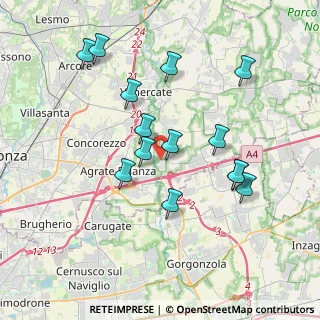 Mappa Via Fabio Filzi, 20864 Agrate Brianza MB, Italia (3.625)
