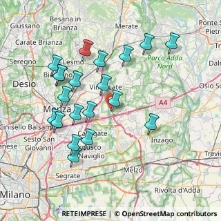 Mappa Via Fabio Filzi, 20864 Agrate Brianza MB, Italia (7.7305)