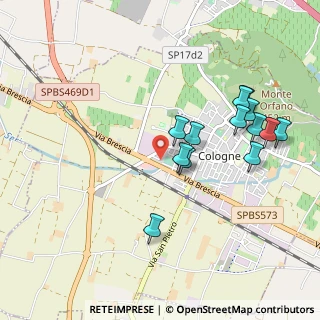 Mappa Via I Maggio, 25033 Cologne BS, Italia (0.95615)