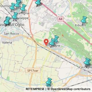 Mappa Via I Maggio, 25033 Cologne BS, Italia (3.73278)
