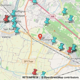 Mappa Via I Maggio, 25033 Cologne BS, Italia (3.346)