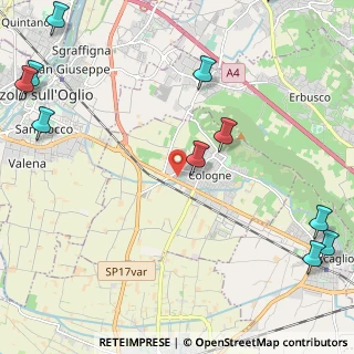 Mappa Via I Maggio, 25033 Cologne BS, Italia (3.31909)