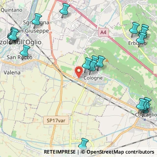 Mappa Via I Maggio, 25033 Cologne BS, Italia (3.249)