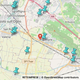 Mappa Via I Maggio, 25033 Cologne BS, Italia (3.23615)